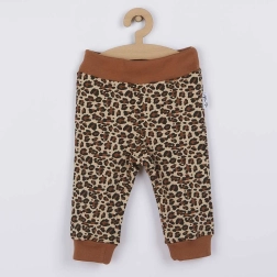Baby cotton sweatpants Nicol Mia brown