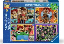 Ravensburger puzle Toy Story: Rotaļlietu stāsts 5 – 4x100 gabaliņi