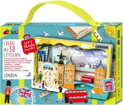 3D koka puzle pilsētas panorāma – Londona
