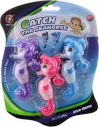 Ūdens rotaļlieta – grimstoši jūras zirdziņi, komplekts 3 gab.