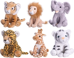 Safari plīša dzīvnieciņi 15 cm