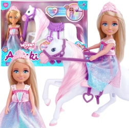 Woopie Royal komplekts: princeses lelle ar zirgu
