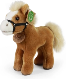 Standing plush horse 21 cm eco‑friendly