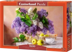500-Piece Puzzle – Lilac Flowers in a Vase