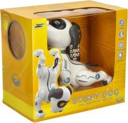 Interaktīvs robotisks sunītis ar tālvadību – lec, dzied un reaģē uz komandām