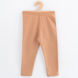 Bērnu sporta trikotāžas legingi New Baby Kindergarten bēšā krāsā