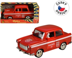 Retro ugunsdzēsēju auto ar inerci