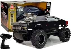 RC apvidus auto 2.4 GHz 4x4 melns 1:10