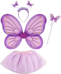 Violetais fejas komplekts bērniem 3–4 gadu vecumā