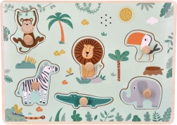 Koka puzle ar skaņām “Safari”