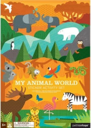 Petit Collage Reusable Stickers My Animal World