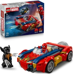 Zirnekļcilvēka auto pret venomizēto Vilknadzi – LEGO Marvel konstruktoru komplekts