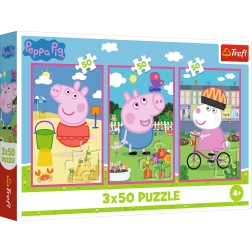 Puzzle 3x50 Peppa Pig - The Power of Friendship
