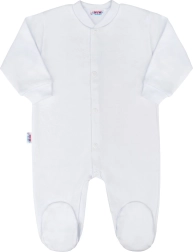 Zīdaiņu kombinezons New Baby Classic baltā krāsā, izmērs 86