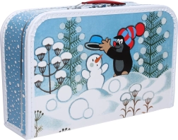 Children's suitcase Little Mole and Snowman 35 cm