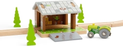 Bigjigs Rail Wooden Barn on Tracks