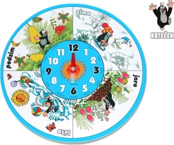 Koka sienas pulkstenis KRTEK 20 cm