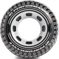 Uzpūšams peldēšanas riņķis riepas formā ar rokturiem INTEX