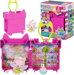 Gabby’s Dollhouse minikaste ar feju Kaķīti Kitty Fairy – pārnēsājama mini spēļu komplekts