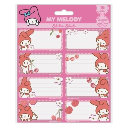 Cinnamoroll vārda uzlīmes kladēm