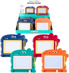 Bērnu magnētiskā zīmēšanas tāfele dinozaura formā