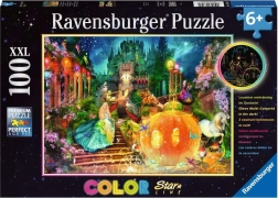 RAVENSBURGER Glowing Puzzle Cinderella XXL 100 Pieces