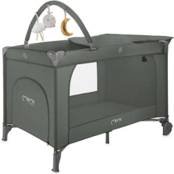 MoMi Belove Plus Travel Cot green