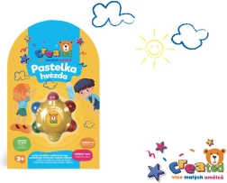 Vaskkrītiņu zvaigznes formā, 6 krāsas