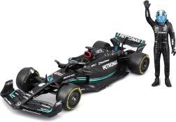 Bburago 1:24 Formula 1 Mercedes-AMG F1 W14 E 2023 ar Džordža Rasela figūriņu