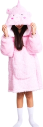 Cozy Noxxiez Children's Warm Hoodie Blanket with Hood, Unicorn
