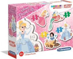 Manas pirmās Disney princeses puzles 4in1 (3, 6, 9, 12 gabaliņi) – Clementoni
