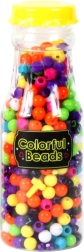 Krāsaina pērlīšu komplekts pudelītē
