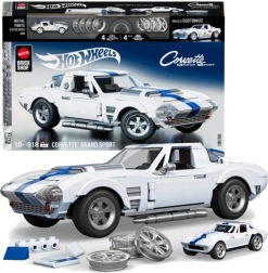 Hot Wheels Brick Shop Corvette Grand Sport konstruktors 1:16, 918 detaļas