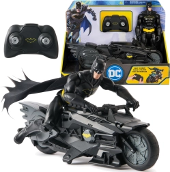 Betmena figūriņa 30 cm un RC motocikls Batcycle