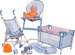 Mega komplekts BABY DINO ar lelli un piederumiem