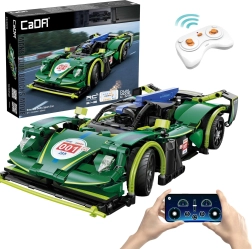 CaDA RC Racing Car Emerald Deity Building Set, 29 cm, 388 pieces, Dual Mode