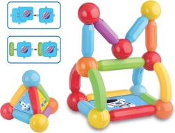 Magnetic Construction Set with 50 Pieces