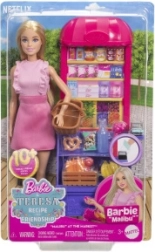 Barbie Malibu iepirkšanās rotaļkomplekts ar lelli