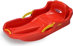 Snow Play Comfort bobsled 80 cm, red, with hand brakes
