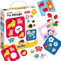 Kontrasta puzle CzuCzu Tu Pasuje