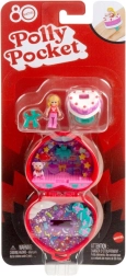 Polly Pocket jubilejas kompaktais sets Mattel 80. gadadienai ar gredzenu