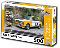 Puzle Retro auto Vaz 2103 VB (1980) – 500 detaļas