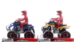 Kvadracikls ar braucēju ar inerci