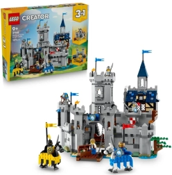 LEGO® Creator 3 vienā 31168 Viduslaiku pils un bruņinieki uz zirgiem