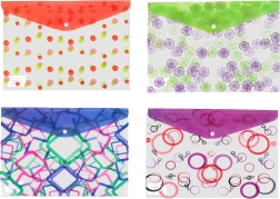 Mape ar spiedpogām 35x25 cm