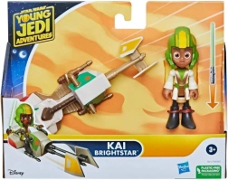 Star Wars Young Jedi Adventures – speederis un Kai Brightstar figūra