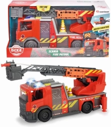 Ugunsdzēsēju auto SCANIA Rosenbauer 35 cm ar gaismām, skaņām un ūdens lielgabalu