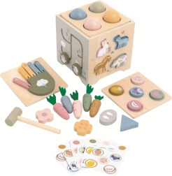 Multifunkcionāla koka motorikas kaste – ferma 2Kids Toys