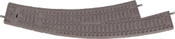 Roadbed for left curved turnout Piko