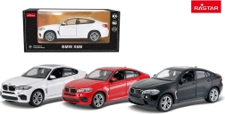 Metāla modelis 1:24 BMW X6 M melns RASTAR